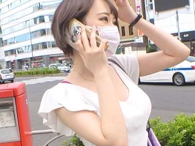 企画で拾った爽やか低身長巨乳娘がセックス！舌出し唾液交換は続く！銃突きパンチバック！